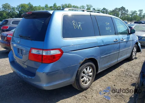 2006 Honda Odyssey Ex-L из США, поврежденный, VIN 5FNRL38686B035596